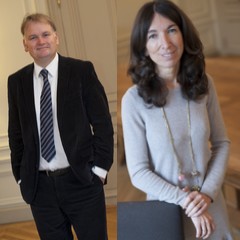 François-Pierre Lani, Associé et Sabine Saint-Sans, collaboratrice du cabinet Derriennic