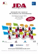Affiche de la Journée des avocats du barreau de Strasbourg Affiche de la Journée des avocats du barreau de Strasbourg