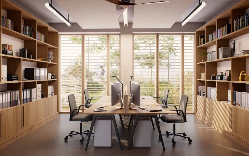 Vue des bureaux © PCA – STREAM