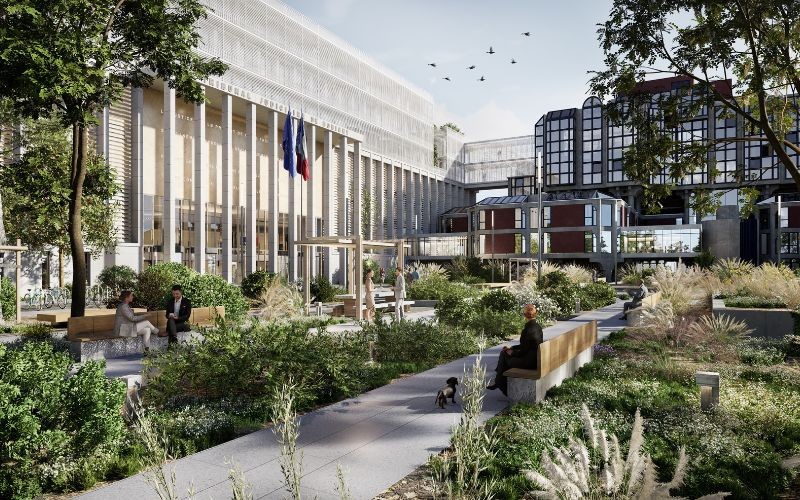 Vue depuis le jardin © PCA – STREAM