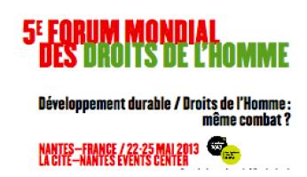 5e Forum mondial des droits de l'Homme