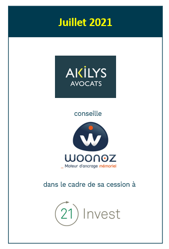 Akilys a conseillé les associés fondateurs et investisseurs historiques du groupe Woonoz